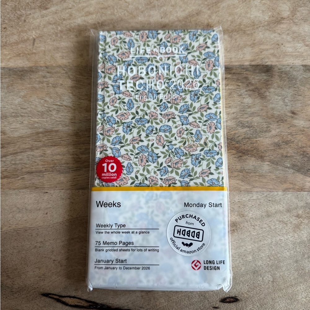 Hobonichi Weeks 2026 Floral Planner Sasha Kiora